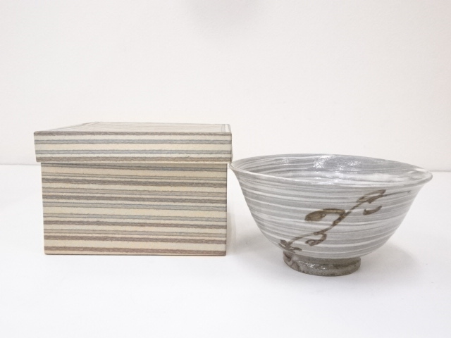 JAPANESE TEA CEREMONY / CHAWAN(TEA BOWL) / BRUSH MARKS